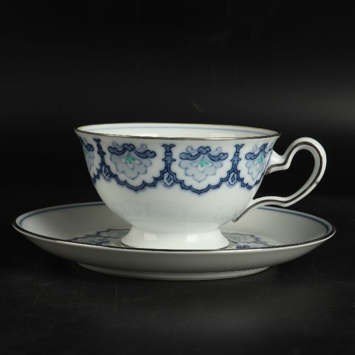 楽天市場】大倉陶園 呉須シルクロードカップ&ソーサー : せともの屋みさ伝