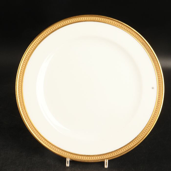 大倉陶園 エンボスクラウンミート皿26cm 40/R-2156