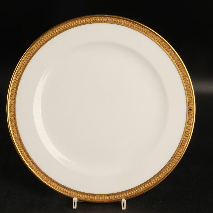 大倉陶園　エンボスクラウンミート皿26cm　40/R-2159