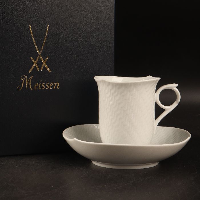 マイセン 波の戯れコーヒーカップ＆ソーサー 43/R-2112