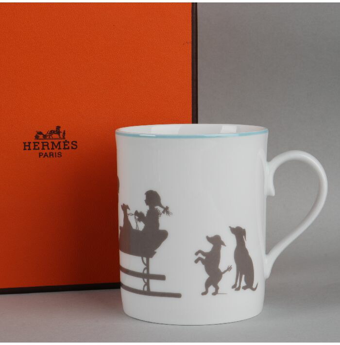 エルメス マグカップ シルエット HERMES 箱付 美品 エルメス マグカップ シルエット HERMES 箱付 美品 エルメス