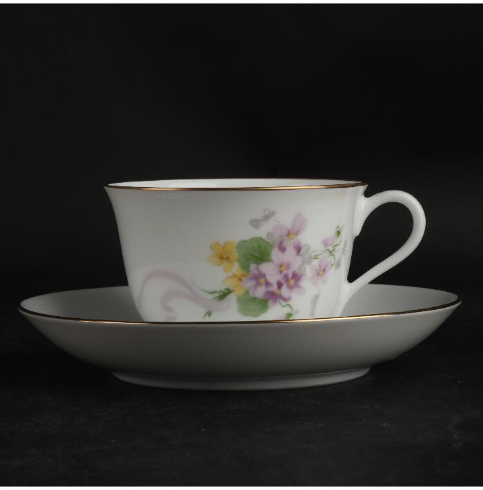 大倉陶園 菫ブーケカップ＆ソーサー　5/R-676 19,250円