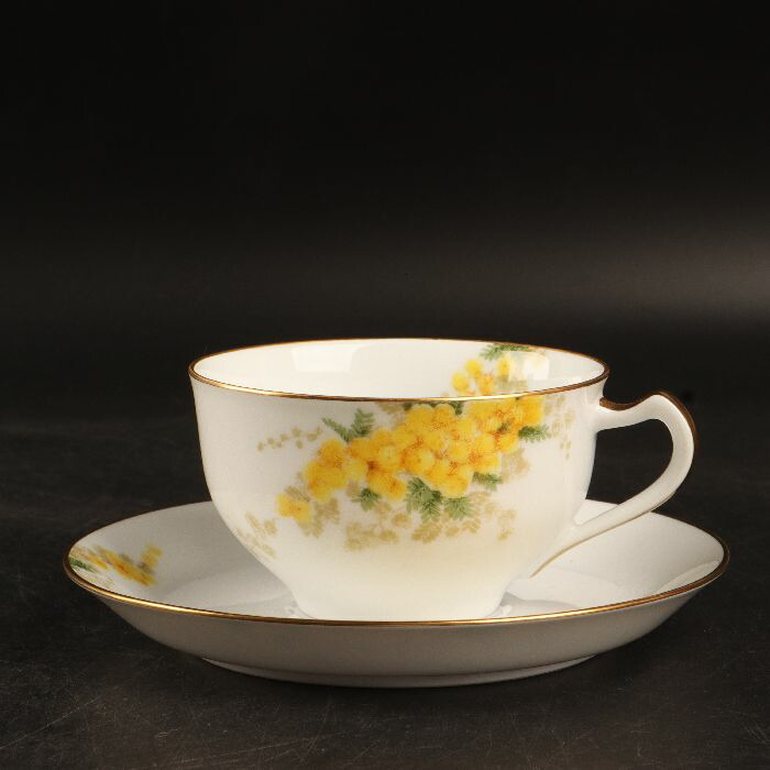 楽天市場】大倉陶園 ミモザカップ&ソーサー (1客/碗皿)【送料