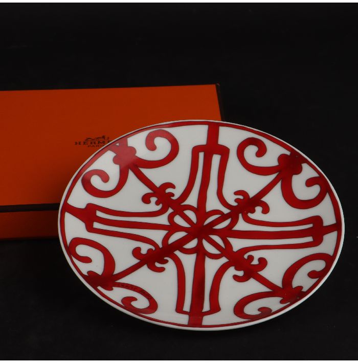 美品 エルメス HERMESガダルキヴィール プレート２枚セット 21cm. エルメス（HERMES） ガダルキヴィール デザートプレート 21cm