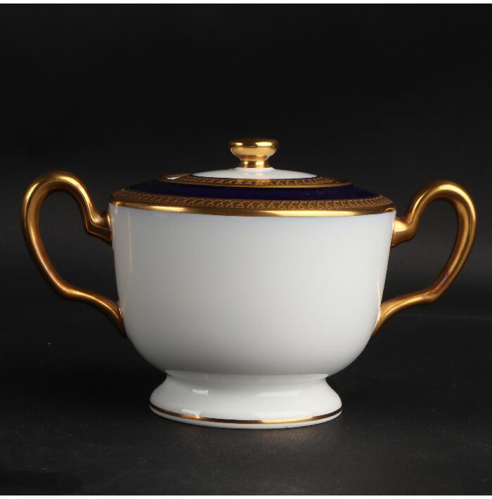 希少 ホーロー セット 金ライン入り シュガーポット 楽天市場】金線シュガーポット・大倉陶園 : 和食器の愉しみ 工芸