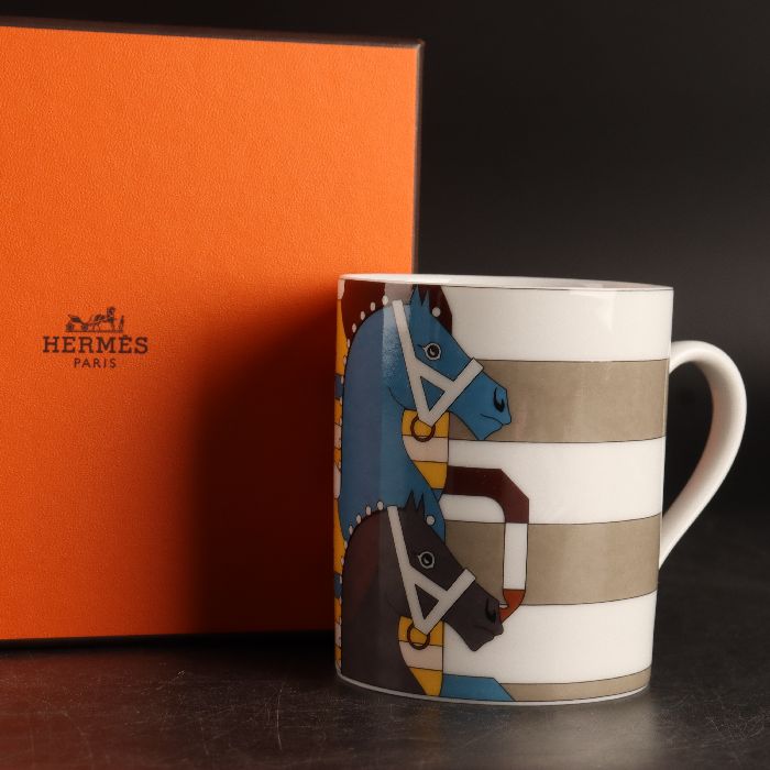 楽天市場】【新品】 エルメス マグカップ ロカバール No3 ポーセリン