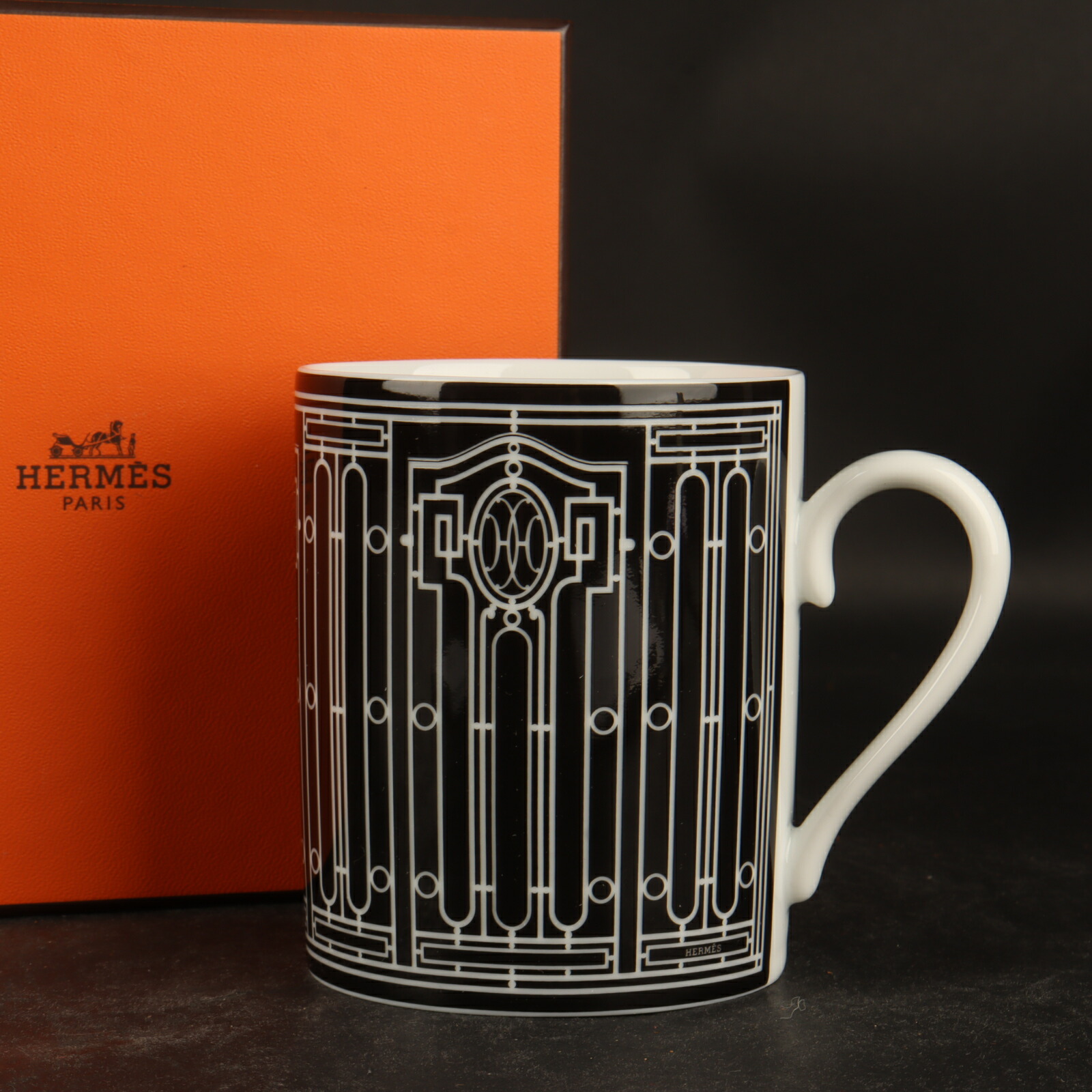 楽天市場】エルメス HERMES マグカップ 37031P H Deco アッシュ・デコ