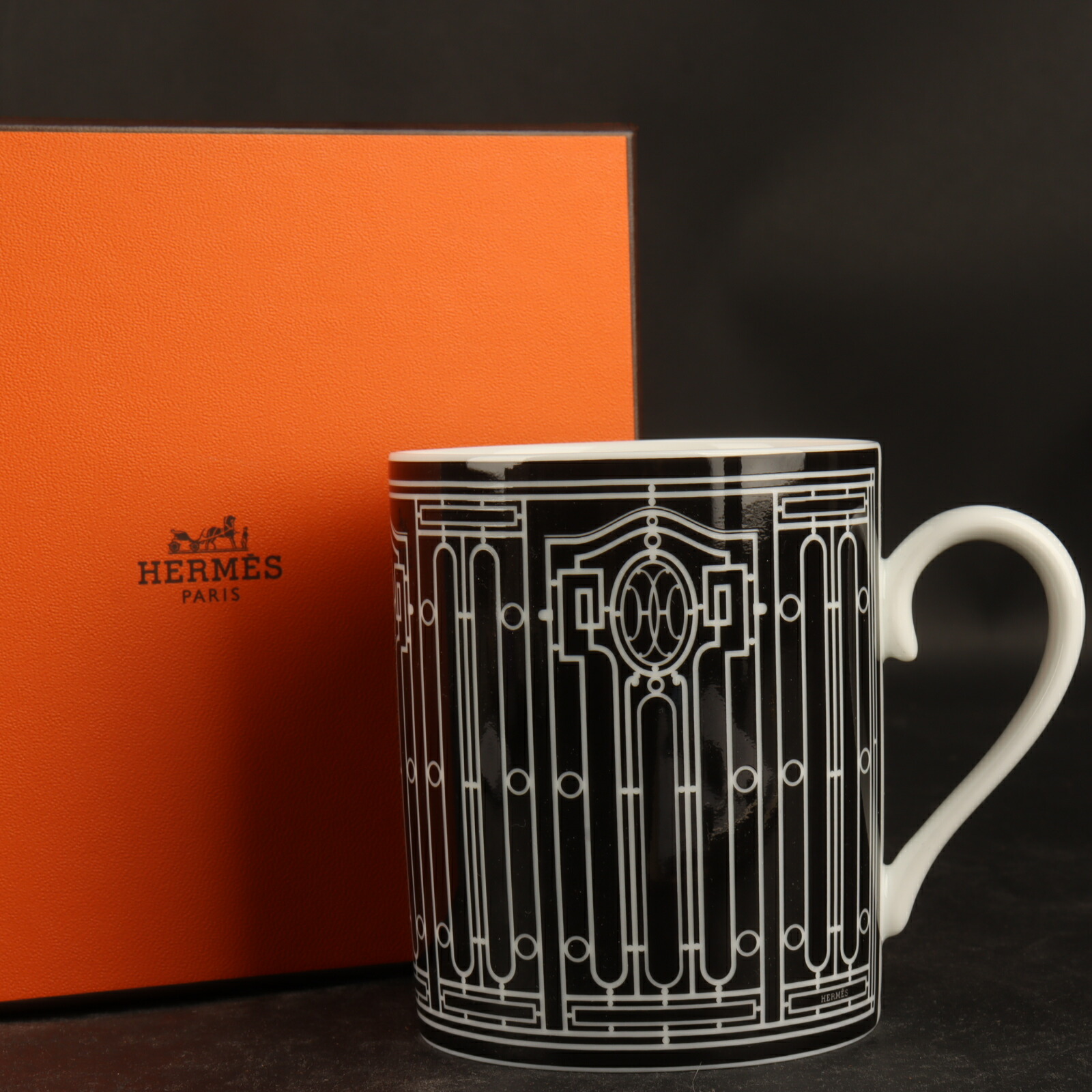 楽天市場】≪ 新品 ≫ HERMES エルメス マグカップ ペア Hデコ