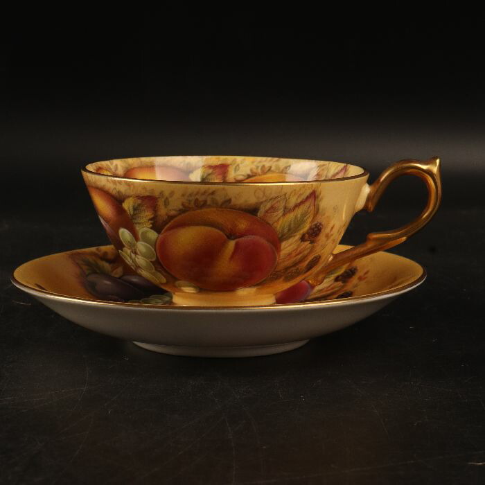 楽天市場】エインズレイ AYNSLEY オーチャードゴールド 英国製 カップ