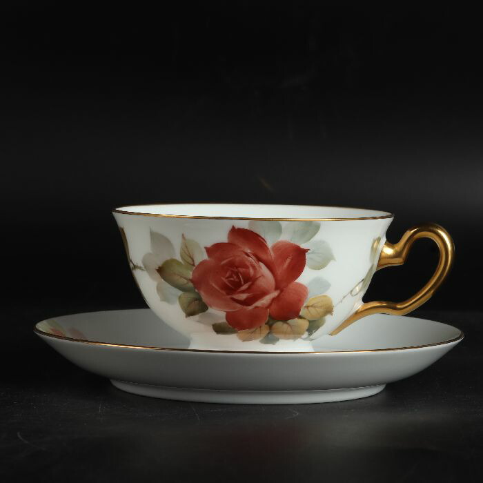 楽天市場】大倉陶園 ローズカップコレクション 第5回「ラ・フランス