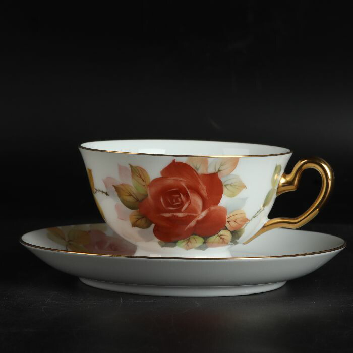 楽天市場】大倉陶園 ローズカップコレクション 第5回「ラ・フランス