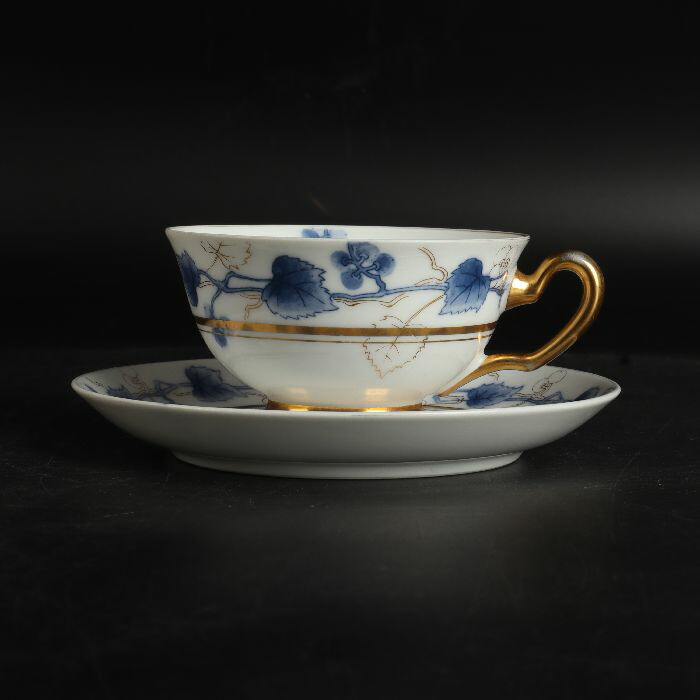 オオクラトウエン 大倉陶園 呉須更紗ティーカップ　極美品　六脚セット 楽天市場】大倉陶園 日本製 手描き商品【大倉陶園 呉須更紗 17