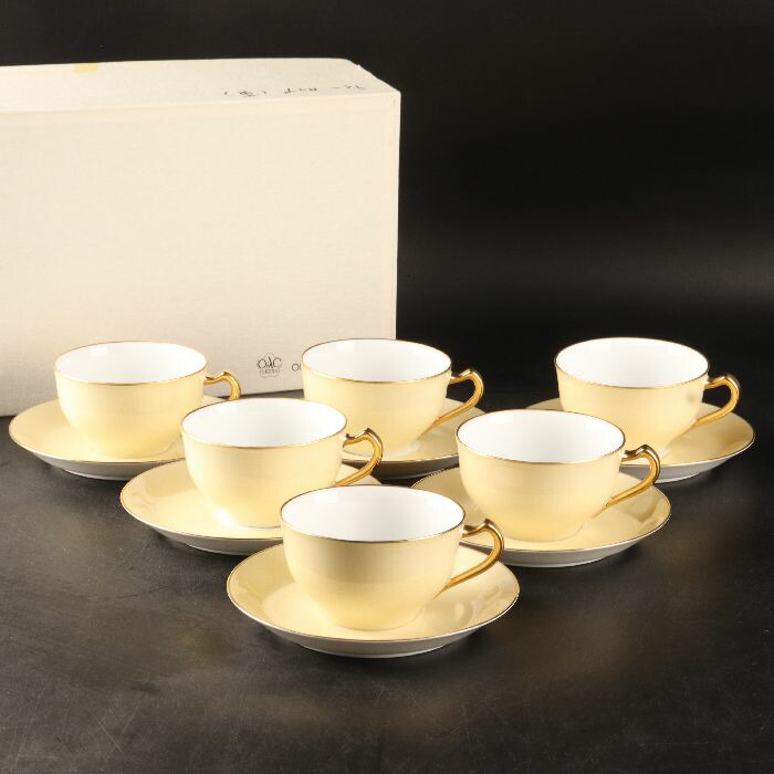 楽天市場】大倉陶園 鳳凰榮白樺文 カップ＆ソーサー ペアギフトセット