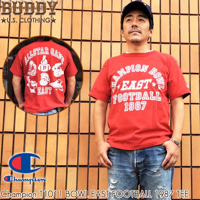 楽天市場】BUDDY × Champion WESTERN FOOTBALL 86 Tシャツ T1011