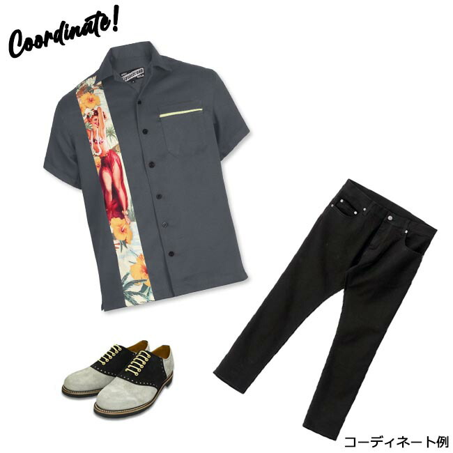 Sale 60 Off Savoy Clothing Liqor Brand Men S Shirts Hawaii サヴォイクロージング リカーブランド メンズ ラウンジシャツ ハワイ アロハ タトゥーガール オープン シャツ ブラック 半袖 50 S ロカビリー ファッション サボイクロージング 50年代 Bagochile Cl