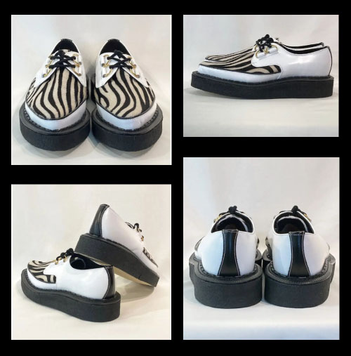激安正規品 Savoy Clothing Zebra Switch Creeper George Cox Rock N Roll ジョージコックス ロックンロール コラボ クリーパーシューズ サヴォイクロージング ゼブラ柄 ラバーソール Cobblernextdoor ファッション メンズ サボイクロージング Bagochile Cl