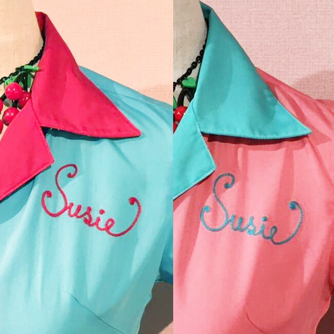 人気no 1 Savoy Clothing Susie Ladies Bowling Shirts 刺繍 ボーリングシャツ サヴォイクロージング シャツ ブラウス バックプリント レディース ロカビリー ファッション ロック 衣装 ライブ サボイクロージング 原宿 レトロ 半袖 ピンナップガール 50 S Batesmartin Com