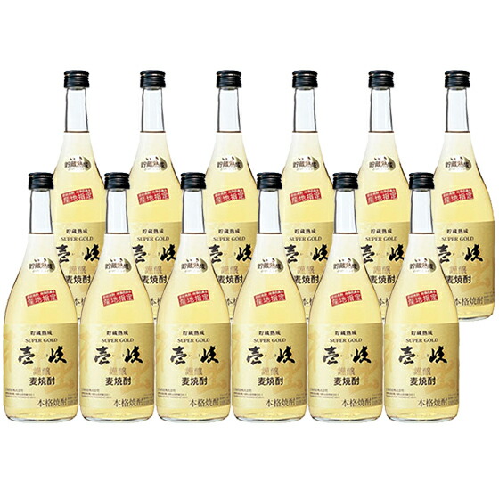 22゜壱岐スーパーゴールド　720ml　12本セット　焼酎｜名入ラベル彫刻老舗 うらかわ酒店