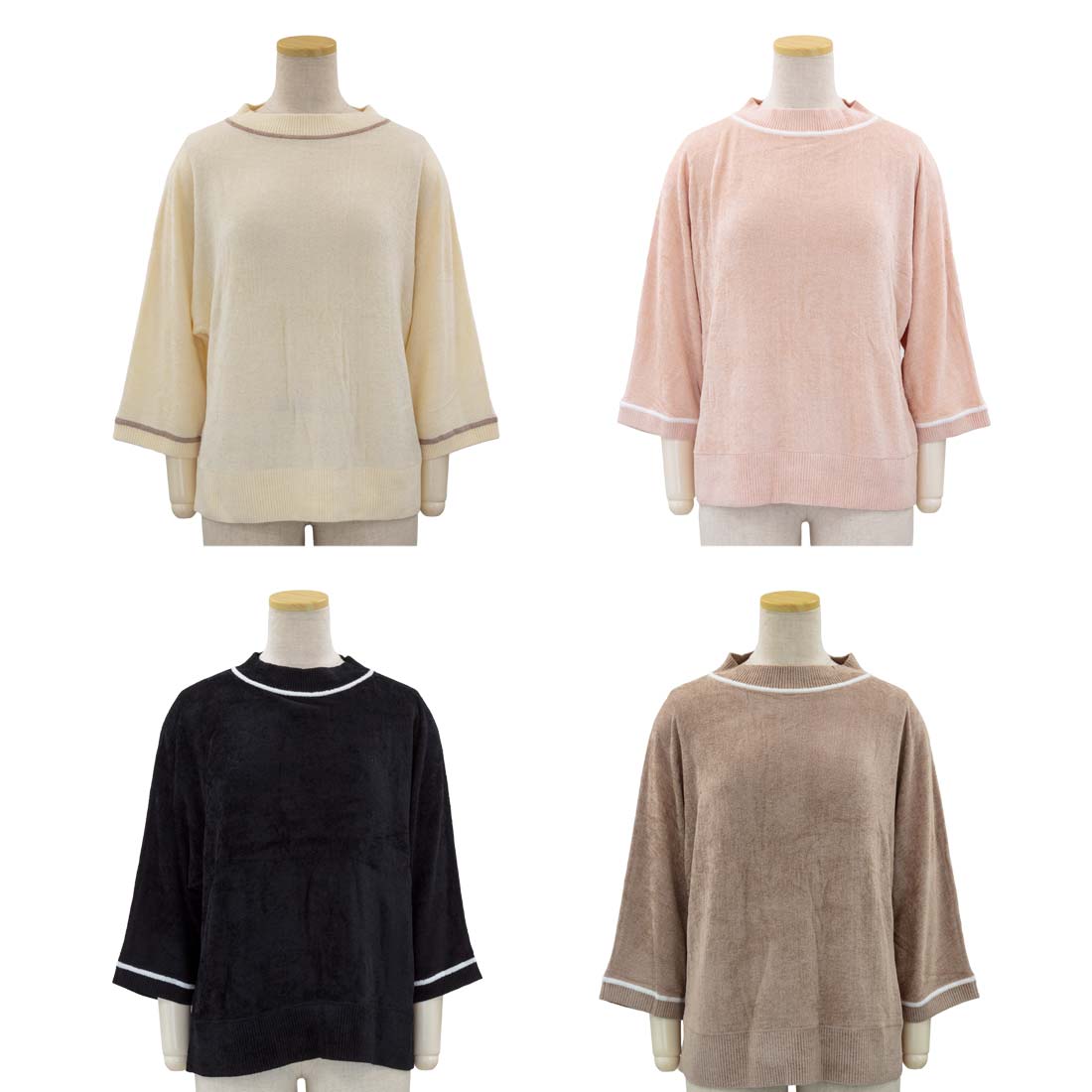 シニアファッション 春夏 7分袖 綿麻混 カットソー Tシャツ 日本製 トップス 婦人 ギフト婦人服 高齢者 服装 レディース 70代 80代 90代 シニアファッション 春夏 7分袖 綿麻混 カットソー Tシャツ 日本