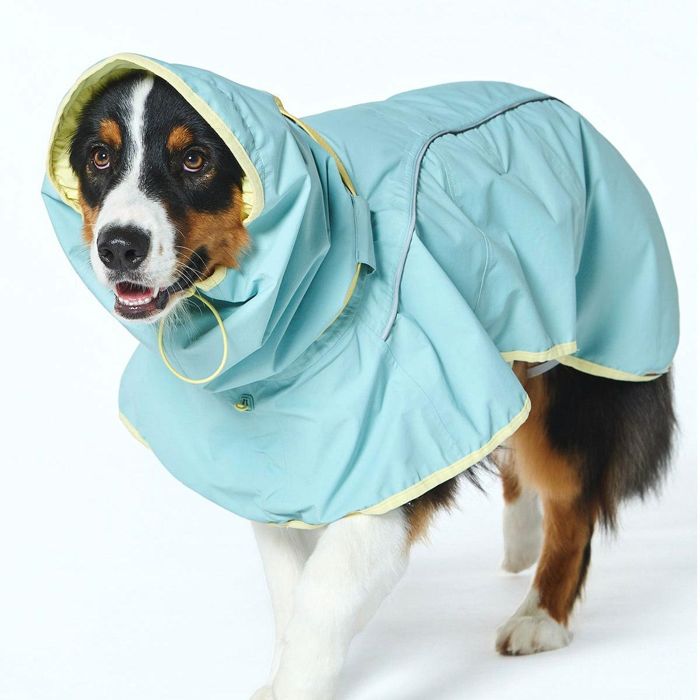 ※予約販売【munikund】Rain Runner Pro(Blue) 犬用品 ドッググッズ ドッグウェア 犬服 犬の服 レインコート 散歩用品 防水 雨 スリーブレス|URBAN DOG TOKYO 店