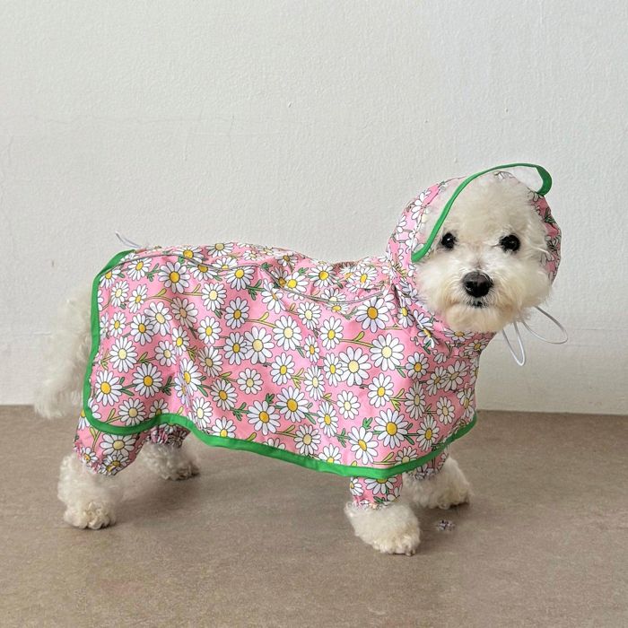 即納【CRR】Daisy Raincoat 犬服 ドッグウェア 犬の服 小型犬 小型犬服 犬用品 ドッググッズ レインコート 散歩グッズ 散歩用品