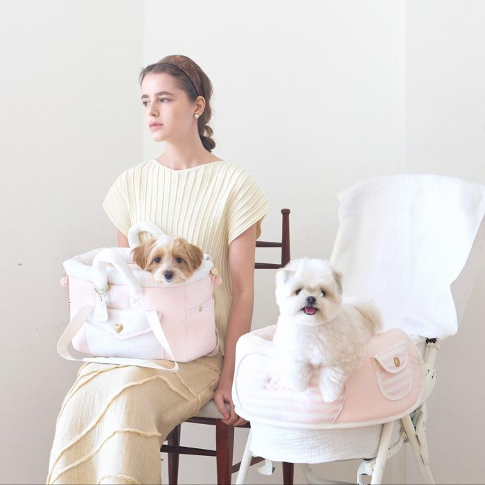 ※取って置く売りわたす【seoru】House buggy guard（Pink） 犬装置 ドッググッズ ドッグハウス 愛玩動物住み家 犬寝台 寝床 犬ベット 座布団 愛玩動物座布団 犬掘っ立て小屋