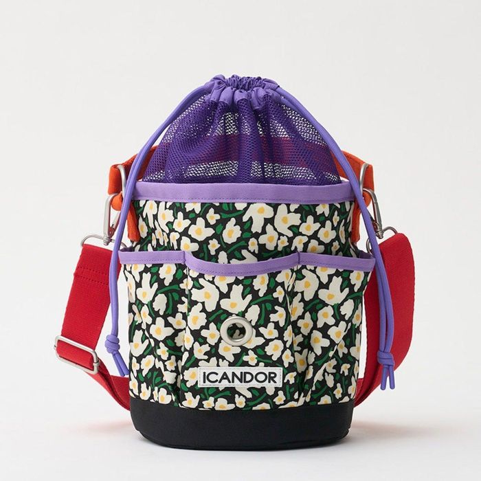 ※取って置く売りわたす【iCANDOR】ZUCCHINI BAG（BIG FISH） ほっつき歩く御徒面子 おほっつき歩く御徒面子 花柄 合切袋 お出かけ 愛玩動物 犬 愛犬 旅する 助けになる 愛玩動物装置 韓国 愛玩動物グッズ ドッググッズ 犬装置 保冷 保温 肩肉 撥水 雨合羽 吸い筒入れ 曲がったがけ 軽さ 今めかしい
