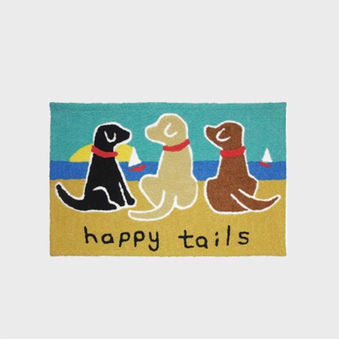 即納【OOPS! MY DOG】Happy Tails Rag Mat 犬用品 ドッググッズ マット 犬マット ペット用マット ペットマット 犬用マット フードボウル 餌皿 水飲み