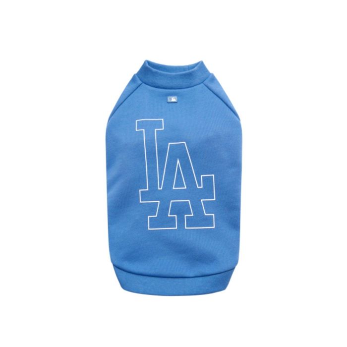 即納【MLB KOREA】MLB big logo sweat shirt（Blue） 韓国  犬装置  ドッググッズ  ティーシャツ  衣袂受け答え  ドッグウェア  犬服  犬の服  小型犬  小型犬服