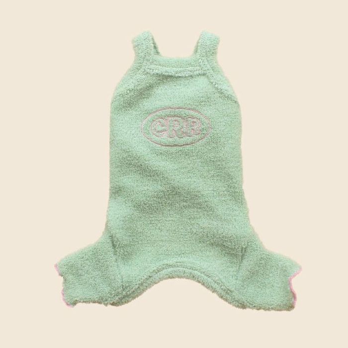 ※予約販売【CRR】Spring Candyfluff Strap Top All in one(Mint) 犬服 ドッグウェア 犬の服 小型犬 小型犬服 春 春服 軽量 軽い 通気性
