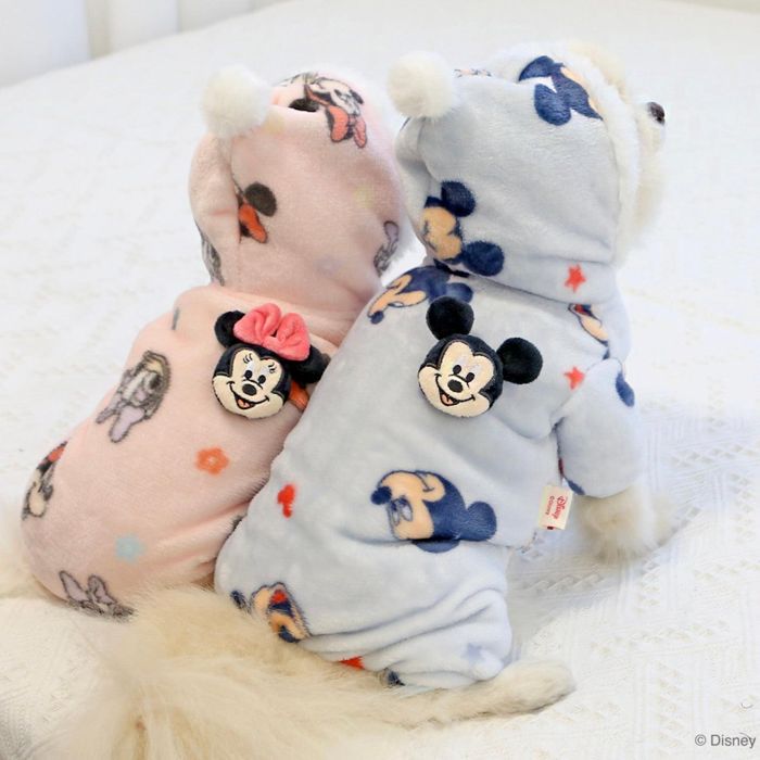 ※取っておく売りわたす【ITS DOG】Disney Microfiber Hooded All-インチ-One 犬服  ドッグウェア  犬の服  小型犬  小型犬服  パディ  ウォルトディズニー  disney  mickey  ポリエステル100%