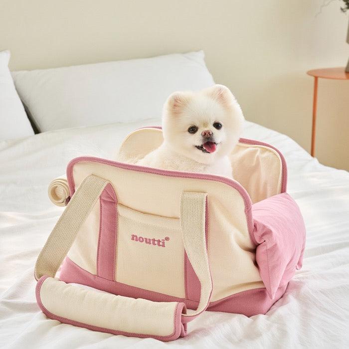 ※取っておく売りわたす【noutti】Daily Carry Bag（Pink） 韓国 ブランド名 愛くるしげ 今めかしい 差し上げ物 小型犬 御徒面子 スリング キャリーバッグ NEW お出かけ 思わしい 座蒲団 犬