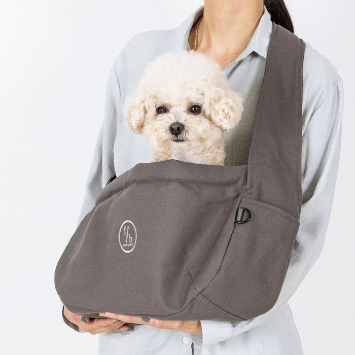 ※予約販売【foreverybari】City Bag（Charcoal） バッグ スリング 犬用バッグ スリングバッグ 犬用スリング ドッグバッグ キャリーバッグ 軽量 軽い 犬用品