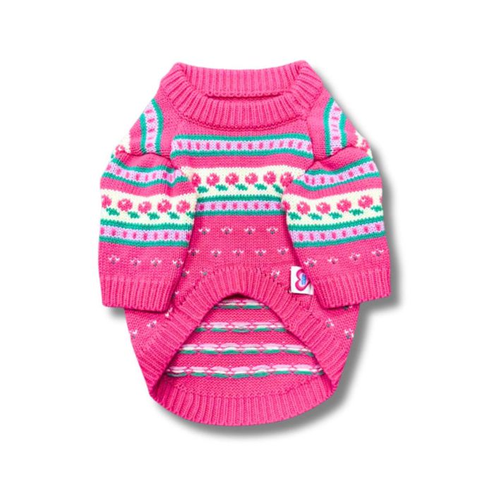 ※取っておく売りわたす【TOOF】TOOF VINTAGE SWEATER（PINK） 犬服  ドッグウェア  犬の服  小型犬  小型犬服  犬備品  ドッググッズ  韓国  春  春服  捩り受け答え
