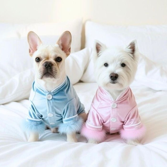 即納【TOOF】Dreamy Feather Velvet Pajama パジャマ  ドッグウェア  犬服  犬の服  小型犬  小型犬服  犬備品  ドッググッズ  韓国  春服