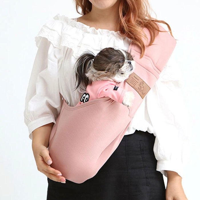 ※予約販売【ITS DOG】Kangaroo Sling Bag（Indie Pink）｜犬用バッグ｜URBAN DOG TOKYO 店