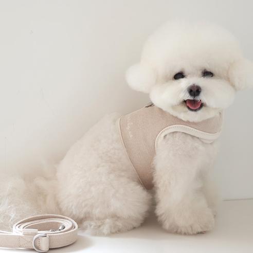 ※予約販売【near by us】all day walk harness (beige) 犬用品 ドッググッズ ハーネス 犬のハーネス ドッグハーネス 犬ハーネス小型犬 犬ハーネス 犬用ハーネス 小型犬 小型犬服
