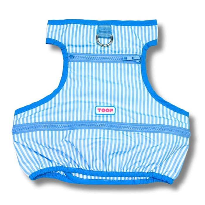 ※予約販売【TOOF】STRIPE ICY COOL VEST（BLUE） 犬用品 ドッググッズ Tシャツ スリーブレス ドッグウェア 犬服 犬の服 小型犬 小型犬服 韓国