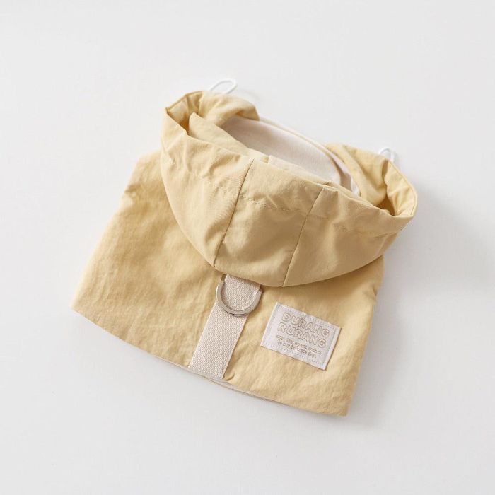 即納【DURANG RURANG】daily anorak harness (Yellow) 犬服 ドッグウェア 犬の服 小型犬 小型犬服 ハーネス 犬用ハーネス ドッグハーネス 犬ハーネス 犬用品