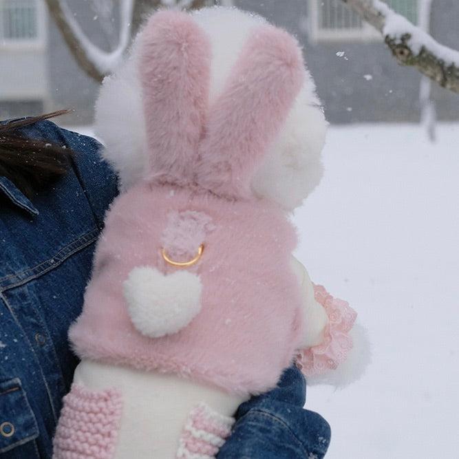 即納【BeBe Breath】Bunny harness（Pink） 犬用品 ドッググッズ ハーネス ドッグハーネス 犬ハーネス 犬用ハーネス 韓国 小型犬 小型犬服 ネームタグ