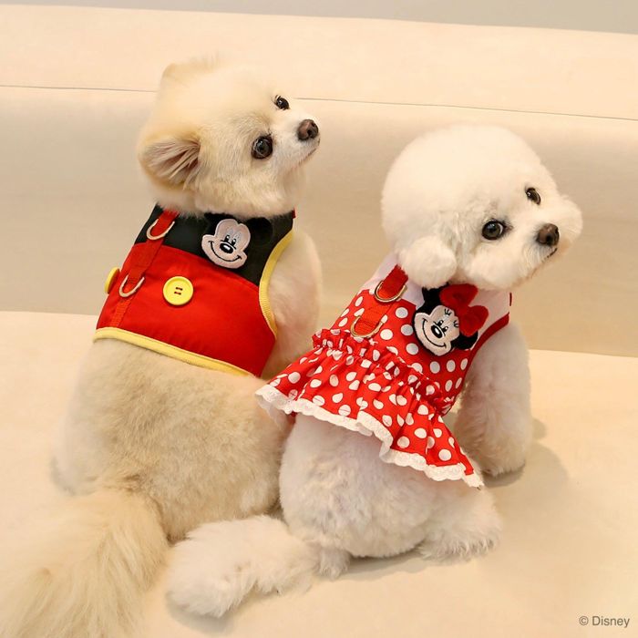 即納【ITS DOG】Disney Friends Harness 韓国 犬用品 ドッググッズ ハーネス ミッキー ディズニー disney mickey ドッグハーネス 犬ハーネス