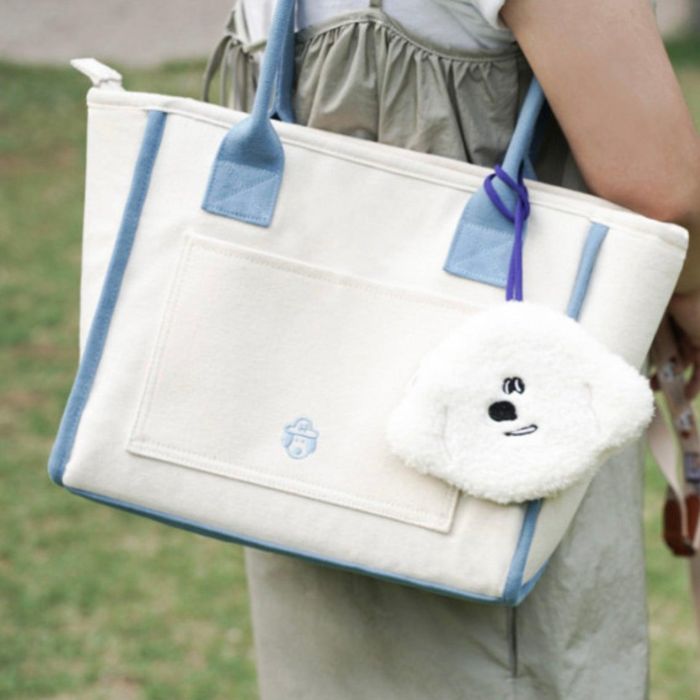 即納【HOWLPOT.】Cold Storage Bag（Blue） バッグ 犬用バッグ ドッグバッグ キャリーバッグ スリングバッグ 軽量 軽い 犬用品 ドッググッズ 韓国