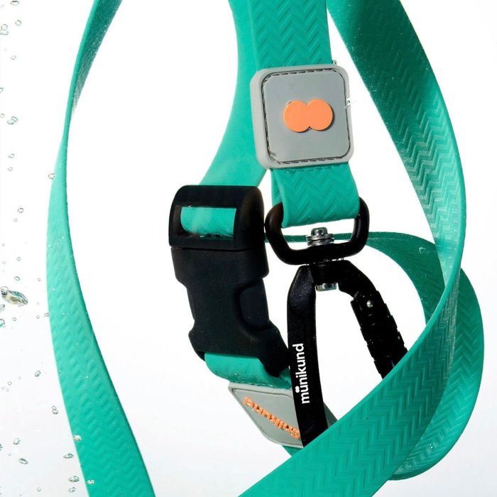 ※予約販売【munikund】Water-Block Leash（Green） 犬用品 ドッググッズ リード 散歩リード 犬のリード 犬用リード 引き綱 りーど 犬リード 散歩用品