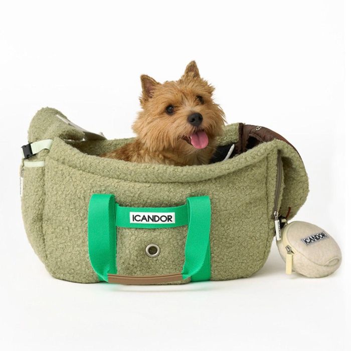 ICANDOR 小型犬キャリーバッグ ベージュ