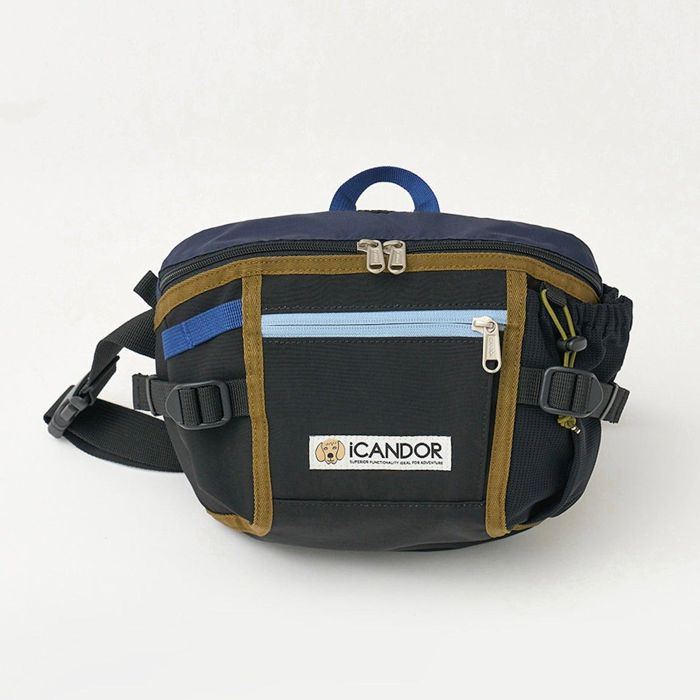 即納【iCANDOR】URBAN EXPLORER（WOODY BLACK） 御徒面子 犬用御徒面子 ドッグバッグ ほっつき歩く御徒面子 キャリーバッグ スリングバッグ 軽さ たわい無い 犬装置 ドッググッズ