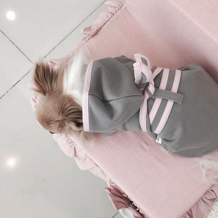 即納【monchouchou】DOG BATHROBE 韓国 ブランド かわいい おしゃれ プレゼント 小型犬 水着 くつ NEW 春 夏 秋 冬 便利 雨 5,852円