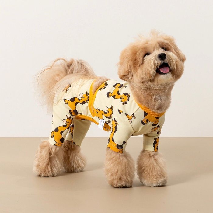 即納【andblank】Giff Romper 犬服 ドッグウェア 犬の服 小型犬 小型犬服 スリーブレス 春 夏 秋 犬用品