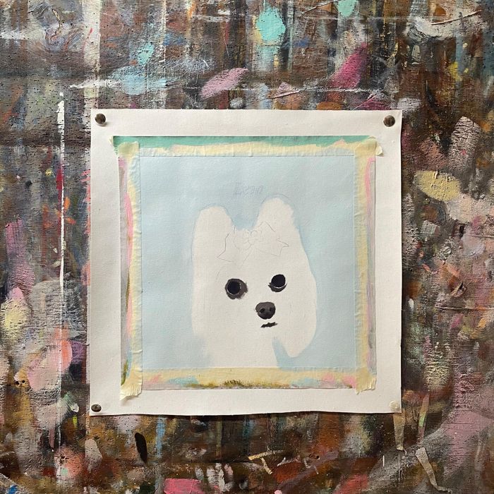 絵画 My pet cool art 楽天市場】※予約販売【draw pet】my pet 油絵絵画《全身》（1匹