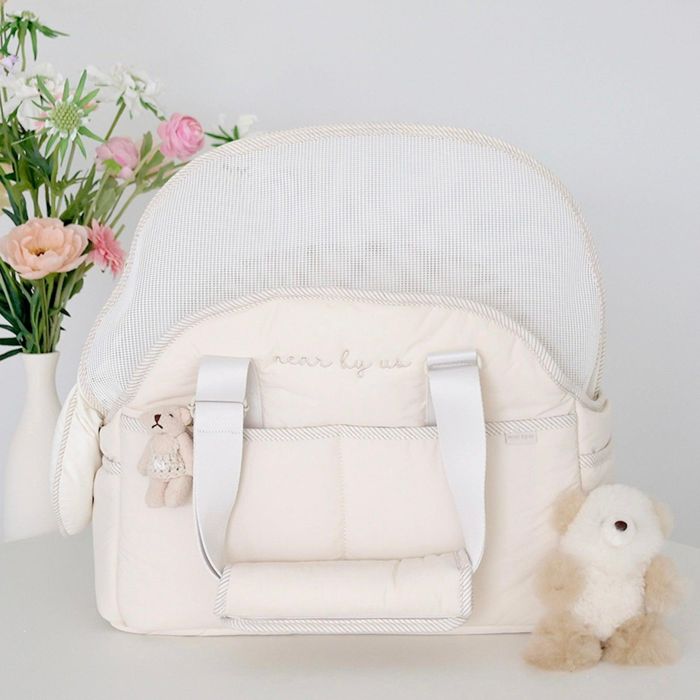 ※予約販売【near by us】New bongbong bag（Cream） バッグ スリング 犬用バッグ スリングバッグ ドッグバッグ キャリーバッグ 軽量 軽い 犬用品 ドッググッズ 34,892円