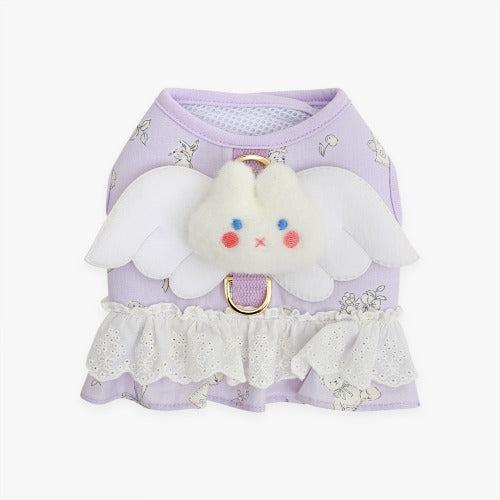 ※予約販売【ITS DOG】Petit Minyong Angel Harness (Violet) 犬用品 ドッググッズ ハーネス ドッグハーネス 犬ハーネス 犬用ハーネス ドッグウェア 犬服 犬の服 小型犬